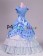 Romantic Romantik Sweet Sleeveless Lace Floral Frilled Falbala Tiered Ball Gown Dress