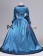 Edwardian Classic Lolita Vintage Brocaded Ball Gown Dress Prom