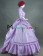 Elegant Gothic Lolita Sweet V Neck Ruffles Lace Layered Frill Ball Gown Floor Length Dress