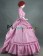 Elegant Gothic Lolita Sweet V Neck Ruffles Lace Layered Frill Ball Gown Floor Length Dress