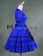 Gothic Lolita Punk Ruffles U Neck Pagoda Sleeves Frill Lace Floral Strappy Dress