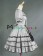 Gothic Lolita Punk Ruffles U Neck Pagoda Sleeves Frill Lace Floral Strappy Dress