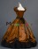 Vintage Gothic Lolita Victorian Puff Short Sleeves Ruffles Bow-tie Ball Gown Dress