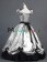 Vintage Gothic Lolita Victorian Puff Short Sleeves Ruffles Bow-tie Ball Gown Dress