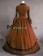 Classic Klassiker Retro Ruffles Lace Pagoda Sleeves Frilled Ball Gown Dress