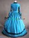 Classic Klassiker Retro Ruffles Lace Pagoda Sleeves Frilled Ball Gown Dress