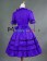 Gothic Lolita Punk Ruffles U Neck Pagoda Sleeves Frill Lace Floral Strappy Dress