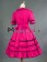 Gothic Lolita Punk Ruffles U Neck Pagoda Sleeves Frill Lace Floral Strappy Dress