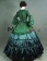 Romantic Classical Gothic Pagoda Sleeves Ruffles Lace Tiered Ball Gown Dress