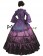 Romantic Classical Gothic Pagoda Sleeves Ruffles Lace Tiered Ball Gown Dress