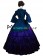 Romantic Classical Gothic Pagoda Sleeves Ruffles Lace Tiered Ball Gown Dress