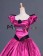 Vintage Gothic Lolita Victorian Puff Short Sleeves Ruffles Bow-tie Ball Gown Dress