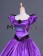 Vintage Gothic Lolita Victorian Puff Short Sleeves Ruffles Bow-tie Ball Gown Dress