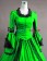 Classic Klassiker Retro Ruffles Lace Pagoda Sleeves Frilled Ball Gown Dress