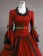 Classic Klassiker Retro Ruffles Lace Pagoda Sleeves Frilled Ball Gown Dress