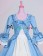 Romantic Romantik Vintage Ruffles Lace Frill Bowknot Pagoda Sleeves Cosplay Dress 