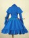 Sailor Lolita Gothic Steampunk Turtle Neck Long Sleeves Button Frill Lace Cape Coat Dress