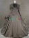 Gothic Lolita Vintage Lapel Button Ruffles Tiered Falbala Lace Ball Gown Dress