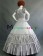 Victorian Southern Belle Short Puff Sleeves Frill Ruffles Floor Length Ball Gown Dress
