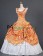 Romantic Romantik Ruffles Jumper Skirt Falbala Layered Floral Fancy Floor Length Dress