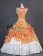Romantic Romantik Ruffles Jumper Skirt Falbala Layered Floral Fancy Floor Length Dress