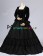 Gorgeous Herrlich Edwardian U Neck Velvet Long Sleeves Frill Lace Ball Gown Dress 