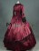 Classic Klassiker Lolita Retro Pagoda Sleeves Lace Frilled Brocaded Ball Gown Dress