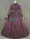 Classic Klassiker Retro Lolita Turtle Neck Plaid Patchwork Frill Lace Long Sleeves Ball Gown Dress