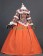 Civil War Lolita Retro Turtle Neck Lace Frill Plaid Patchwork Floor Length Tartan Dress 