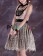 Edwardian Punk Lolita Spaghetti Strap Ruffles Lace Frill Embroidered Sleeves Dress