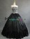 Classic Klassiker Victorian Gothic Lolita U Neck Lace Frill Long Sleeves Ball Gown Dress