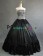 Classic Klassiker Victorian Gothic Lolita U Neck Lace Frill Long Sleeves Ball Gown Dress