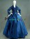 Elegant Gothic Lolita Vintage Frilled Lace Floral Button Ball Gown Dress