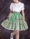 Lolita 1950's Retro Vintage Style Ruffles Floral Printed Blouse Skirt Outfit