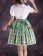 Lolita 1950's Retro Vintage Style Ruffles Floral Printed Blouse Skirt Outfit