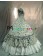Romantic Romantik Lolita Armelloses Kleid Floral Printed Ruffles Frill Lace Layered Dress