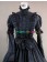 Gothic Punk Lolita Frilled Lace Long Sleeves Ball Gown Dress Prom