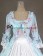 Romantic Romantik Vintage Ruffles Lace Frill Bowknot Pagoda Sleeves Cosplay Dress 