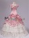 Romantic Romantik Sweet Sleeveless Lace Floral Frilled Falbala Tiered Ball Gown Dress