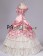 Romantic Romantik Sweet Sleeveless Lace Floral Frilled Falbala Tiered Ball Gown Dress