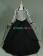 Elegant Classic Klassiker Lolita Stripes U Neck Long Sleeves Lace Ruffles Falbala Floor Length Dress
