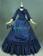 Elegant Gothic Lolita Sweet V Neck Ruffles Lace Layered Frill Ball Gown Floor Length Dress