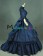 Elegant Gothic Lolita Sweet V Neck Ruffles Lace Layered Frill Ball Gown Floor Length Dress