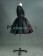 Victorian Gothic Lolita Lace Long Sleeves Frill Ruffles Tutu Dress