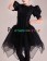 Gothic Victorian Steampunk Retro Inspired Fairy Corset Black Tutu Dress