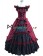 Victorian Vintage Sweet Lolita Jumper Skirt Ruffles Lace Strappy Layered Fancy Dress 