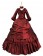 Elegant Gothic Lolita Sweet V Neck Ruffles Lace Layered Frill Ball Gown Floor Length Dress