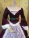 Edwardian Classic Klassiker Retro Crew Neck Pagoda Sleeves Velvet Lace Ball Gown Dress