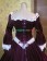 Edwardian Classic Klassiker Retro Crew Neck Pagoda Sleeves Velvet Lace Ball Gown Dress