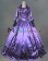 Gothic Lolita Marie Antoinette Retro U Neck Lace Cosplay Ball Gown Dress